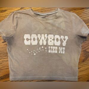 TAYLOR SWIFT COWBOY LIKE ME CROP